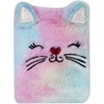 thumbnail image 1 of Precioso cuaderno de animales de peluche para niñas, mujeres y adolescentes, con diseño de gato, tamaño A6, 160 páginas., 1 of 5