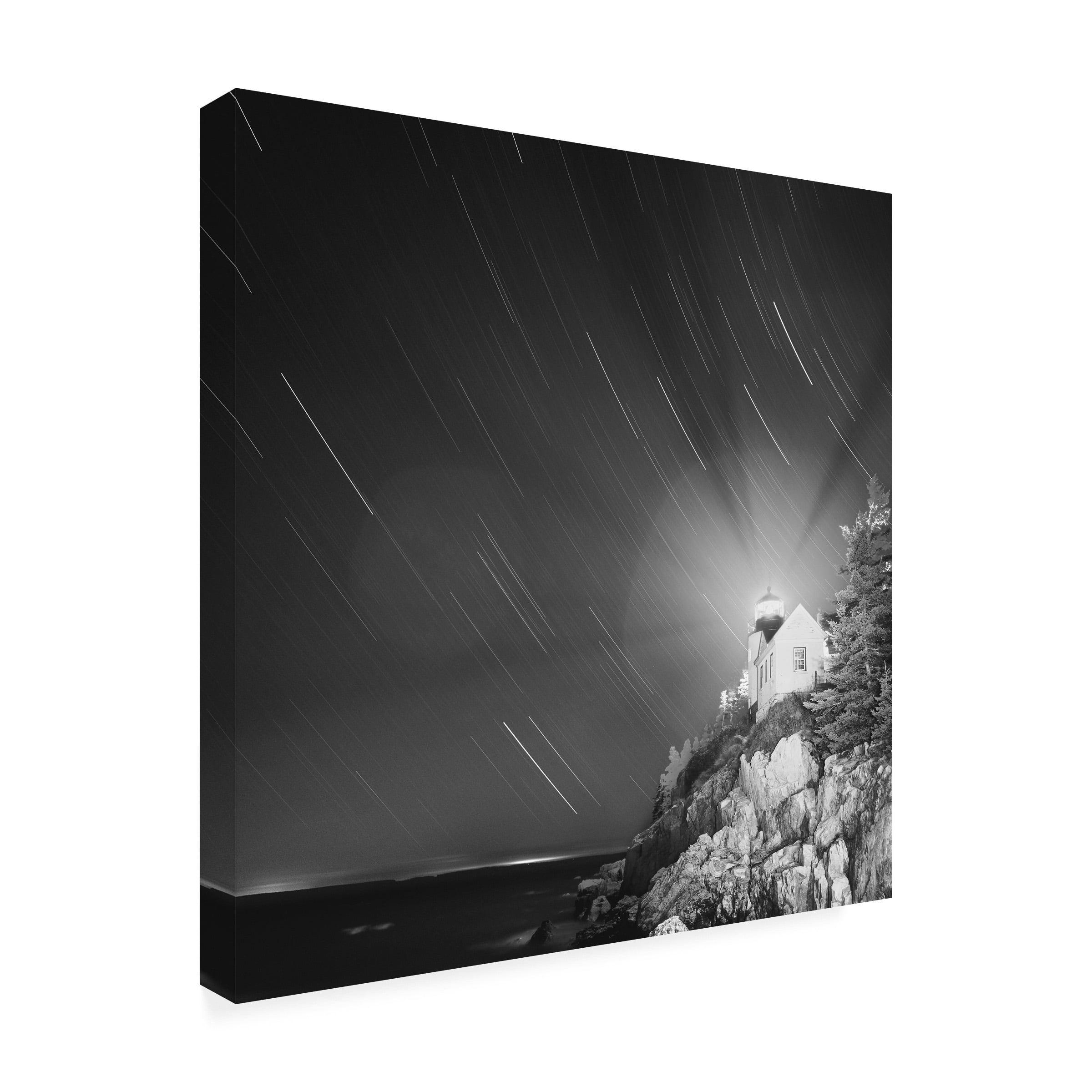 Moises Levy 'Bass Harbor Sky' Canvas Art