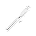 thumbnail image 2 of 1Pc Stainless Steel Cheese Spreader – Multipurpose Butter Spreader Knives Straight Edge For Western Cheese,Cold Butter,Jam,Cheese,Pastry And Bread,Stainless Steel Butter Knife with Polished Finish, 2 of 2