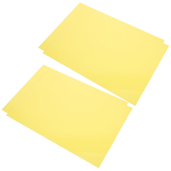 4 Sheets Colorful Heat Shrink Film for Crafts, Shrinkable Plastic Sheets for Handmade Brooches, Crafting Materials