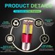 thumbnail image 4 of 4pcs T10 168 192 W5W 57 SMD 3014 LED Canbus No Error Car Marker Light Parking Lamp 57smd Motor Wedge Bulb White Red Blue Yellow, 4 of 5