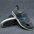thumbnail image 2 of YOURDIARY Men's Wide Width Shoes with Adjustable Closure Lightweight for Diabetic Edema Plantar Fasciitis Bunions Arthritis Swollen Feet, 2 of 7