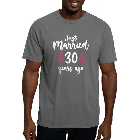 CafePress - 30Th 30 Year Wedding Anniversary Gift Coup T Shirt - Mens Comfort Colors Shirt
