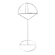 thumbnail image 1 of Exhibidor de gorras, elegante estante de hierro, decoración estable y ligera. Blanco y L, 1 of 9