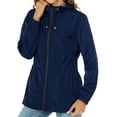 thumbnail image 6 of Nmnitkp Womens Jackets Lightweight Windproof & Waterproof Rain Jacket Women Abrasion Resistant Rain Coat Active Outdoor Rain Jacket Multi-functional Pockets Women Coat, 6 of 8