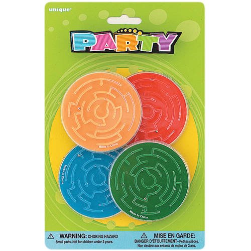 Ball Maze Game Party Favors, 4ct