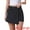 Black, variant on DARING DIVA Women's High Waist Western Asymmetrical Denim Cargo Skirt S Light Blue