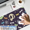thumbnail image 4 of Long Mouse Pads for Desk,Halloween Colorful Spooky Elements Desk Mats on Top Of Desks, Desk Mouse Pad Extra Large with 3mm Non-Slip Base and Stitched Edge for Gaming,Office,Work,Home 31.5"x11.8", 4 of 6