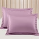 thumbnail image 1 of Juego de 2 fundas de almohada de satén PiccoCasa, fundas de almohada de satén sedoso, color malva, tamaño queen, 1 of 7