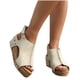 thumbnail image 4 of Fiudx Sandalias de Verano, Cómodas Sandalias de Playa Sin Cordones, Elegantes Cuñas Bohemias, Diseño Ligero y Antideslizante, para Uso En Fiestas y Tiempo Libre, Calzado de Moda para Mujer, Varias Ta, 4 of 6