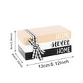 thumbnail image 3 of Desktop ornament,Sweet Home Wooden Stacked Books Decor Wooden Box For Entry Table Decorative Stacked Books Decor, 3 of 6