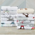 thumbnail image 7 of Great Bay Home Flannel Holiday Printed Sheet Set (Full, Wildlife), 7 of 7