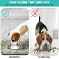thumbnail image 4 of Colorful Dog Food Mat - Vibrant Paisley Design - Waterproof Absorbent Pet Placemat - Non-Slip Rubber Base - Boho Chic Pattern - Easy to Clean, 4 of 5