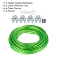 thumbnail image 3 of Cable de acero recubierto de PE Uxcell, 1/4"x49ft, cable de metal para cuerda de ropa, 3 of 6