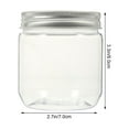 thumbnail image 2 of IMIKEYA 4Pcs Leak Proof Transparent Food Jars for Kitchen Pantry and Snack Storage, 2 of 7