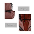 thumbnail image 4 of Dog Carrier Backpack, Hands Free Dog Front Carrier Ventilated Mesh Pet Front and Back Travel Bag with Adjustable Shoulder Strap for Outdoor Bike Hiking Camping, 4 of 8
