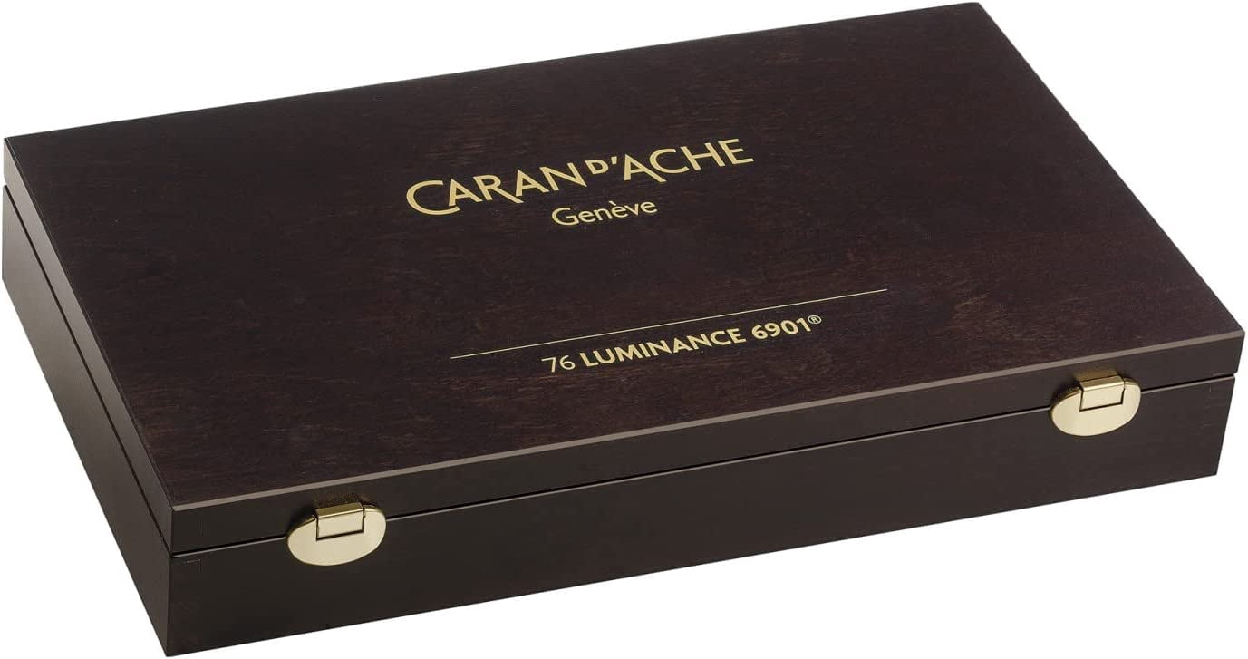 Luminance 6901 Clr Pencil Set Of 76 Wood Box