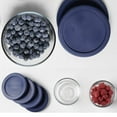 thumbnail image 3 of Couvercles pour Contenants Ronds en Verre Pyrex And Anchor 2 Tasses Bleu - Lot de 4, 3 of 6