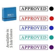thumbnail image 7 of Printtoo Approved Self Inking Rubber Stamp Pre-Inked Office Stamp- Home Office Business Stationery, Purple- 42 x 9 mm, 7 of 7