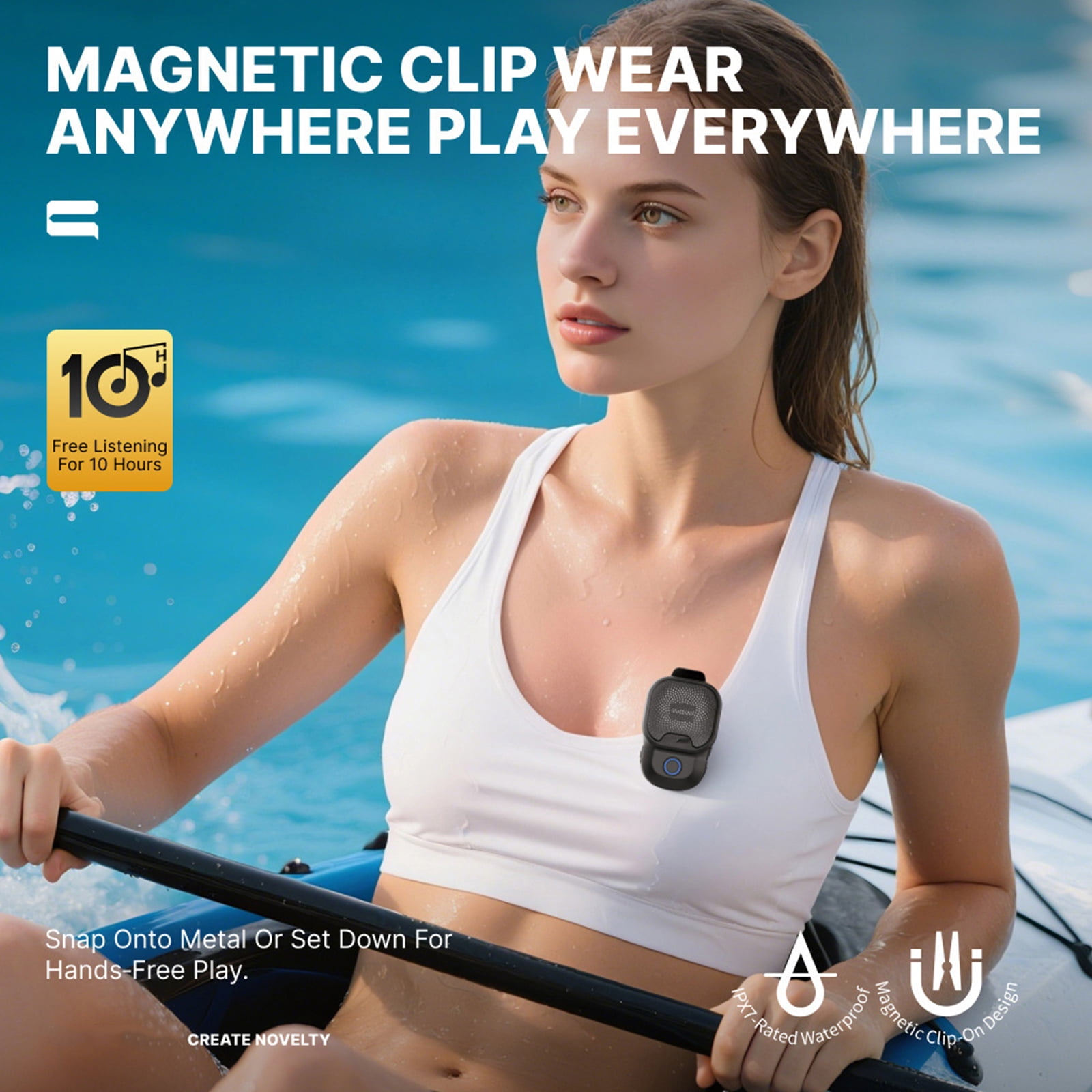 Wireless Lavalier Microphone for Smartphones Clip-On Portable Audio Recorder with Noise Reduction (NOT pool, adapt but keep) swimming pools on clearance swimming pool accessories