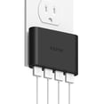 thumbnail image 1 of iHome Cargador de Pared USB Slim Cargador USB Multipuerto AC Pro, Adaptador de Enchufe USB y Bloque, 1 of 7