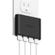 thumbnail image 1 of iHome Cargador de Pared USB Slim Cargador USB Multipuerto AC Pro, Adaptador de Enchufe USB y Bloque, 1 of 7