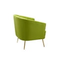 Furniture of America MidCentury Fabric Endel Accent Chair, Green