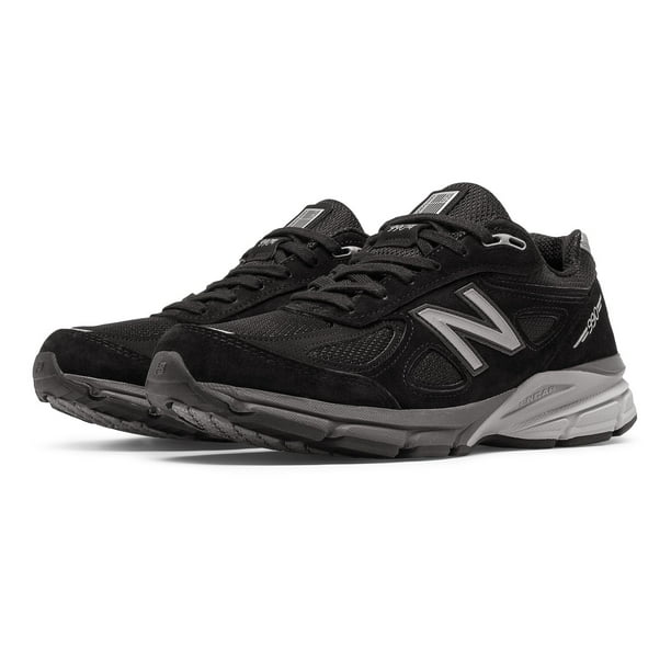 New Balance Men's 990v4 Made in US Shoes Black with Silver - Walmart.com