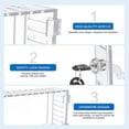 thumbnail image 7 of Qianha Mall Thermostat Security Box Protect Thermostat with A Key Lock Transparent Cover Easy Installation Universal Fit Thermostat Cover, 7 of 7