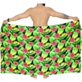 thumbnail image 4 of HAPPY BAY Men's Pareo Regular Holiday Sarong Long Beach Wrap One Size Tropical, Pink Summer Vacation Party, 4 of 4