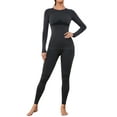 thumbnail image 1 of Charmo Womens Basic Thermal Underwear Sets Long Johns Layer Tops & Bottom Pajama Fall Winter, 1 of 7