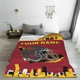 thumbnail image 3 of Custom Tampa Bay Blanket Personalized Throw Blankets Name and Number for Men Women Boy Football Style Decor Gifts, 3 of 6