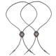 thumbnail image 1 of 2x Americano Occidental Vaquero Rodeo Bolo Cuero Collar, 1 of 9