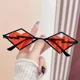 thumbnail image 3 of Monturas de Metal, gafas de sol sin montura con forma de corazón, gafas de sol Steampunk de marca de lujo para mujer y hombre, gafas de sol con gradiente de Hip Hop, gafas UV400, 3 of 5