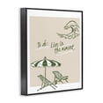 thumbnail image 2 of Stupell Industries Coastal To Do: Live In The Moment Black Framed Giclee Art, 16 x 20, by The Prints Vibe, 2 of 8