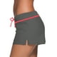 thumbnail image 1 of Pantalones cortos de baño para mujer, estilo sencillo, con cordón, suaves, transpirables, de cintura baja, pantalones cortos de natación para playa, surf, 1 of 5
