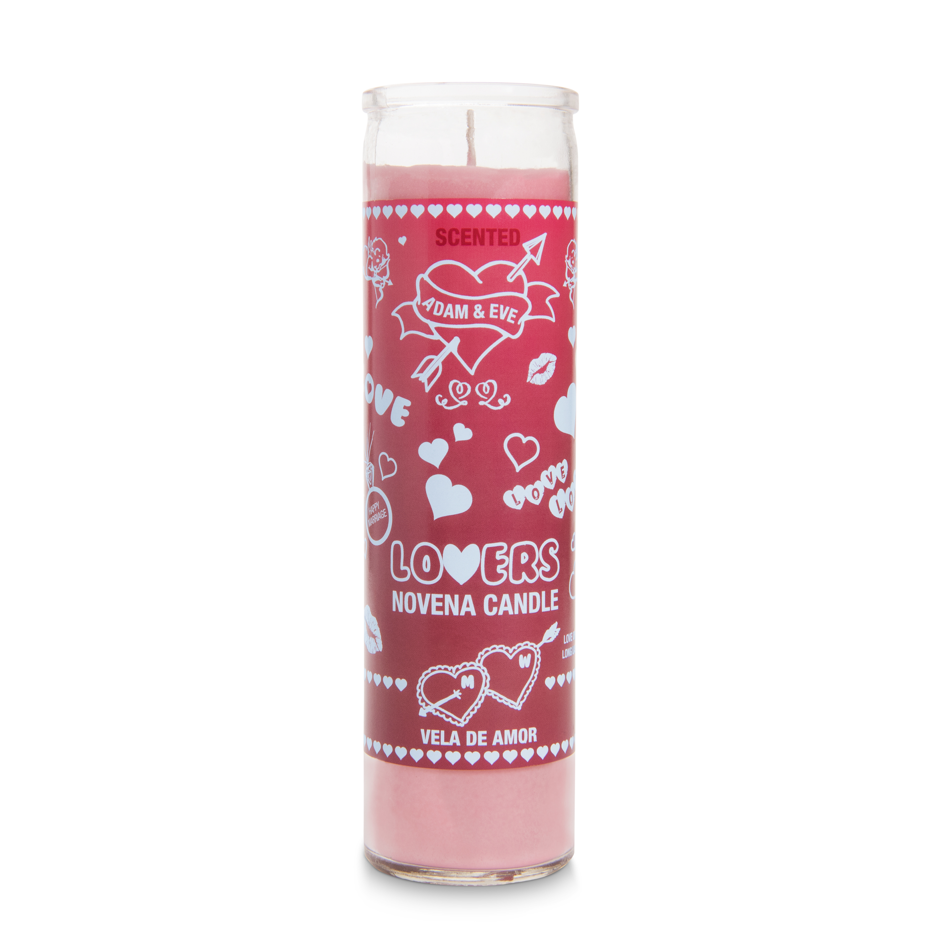 Scented Tall Love Candle, Religious Jar Candle, 9.87 oz, Single