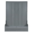 thumbnail image 6 of Newboti Furniture Queen Size Murphy Bed Wall Bed with Cushion,Gray NO.88315, 6 of 16