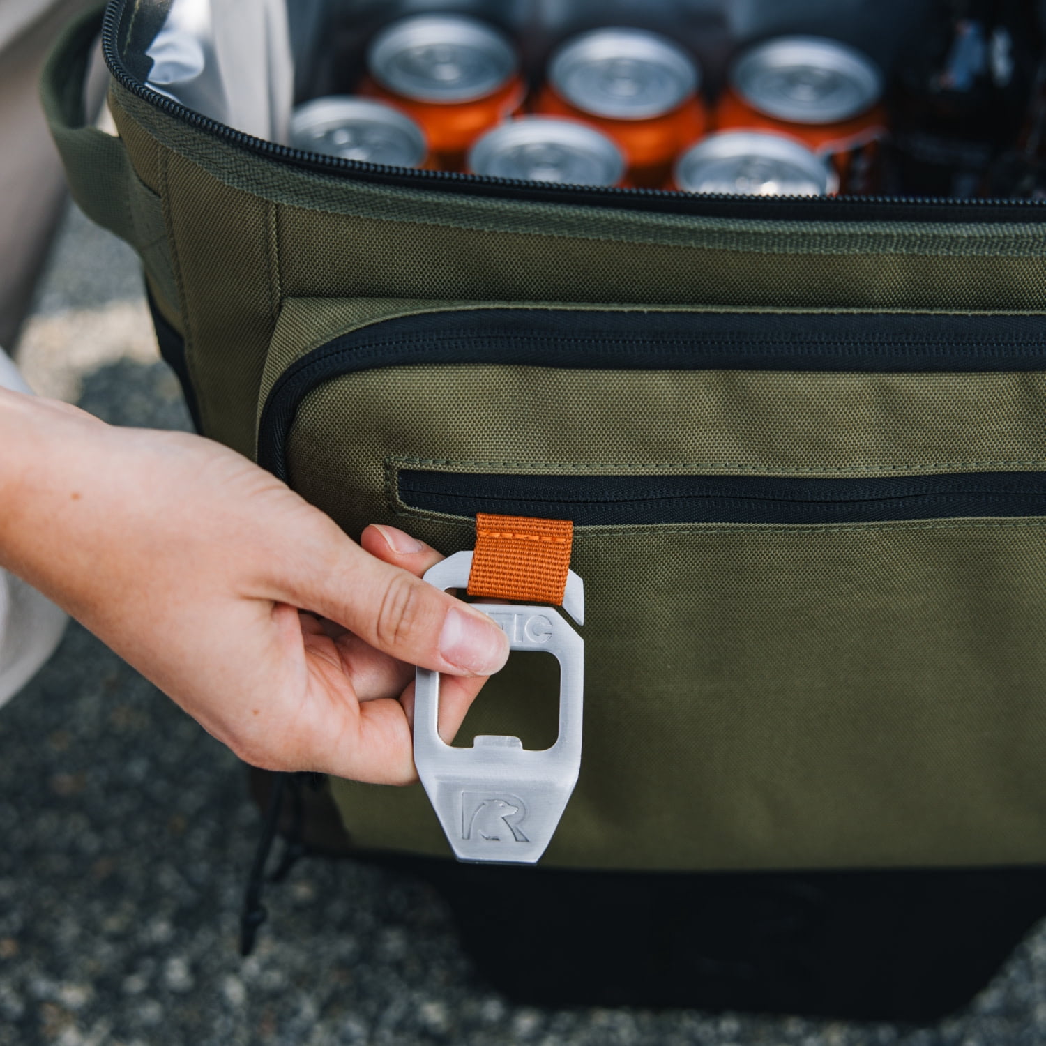 RTIC 40-Can, 21 Qt, Collapsible Wheeled Cooler with Bottle Opener, Lavender