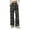 Black, variant on Womens Camo Printed Wide Leg Pants Elastic Drawstring Waist Loose Pants with Side Pockets for Outdoor Casual Wear