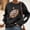Black#08, variant on Womens Baseball Printed Sweatshirts Oversized Crewneck Long Sleeve Drop Shoulder Hoodless Sweatshirt Casual Game Day Print Round Neck Lightweight Comfy Sweatshirts
