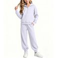 thumbnail image 4 of Vmvidoty Half Zip Drop Shoulder Long Sleeve Tracksuit 2 Piece Activewear Set Sweatsuits Toddler 5-6 Years, 4 of 8