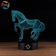 thumbnail image 5 of YSITIAN 3D Optical Illusion Night Light - 7 LED Color Changing Lamp - Cool Soft Light Safe for Kids - Creates Great Dreams YT04-517, 5 of 8