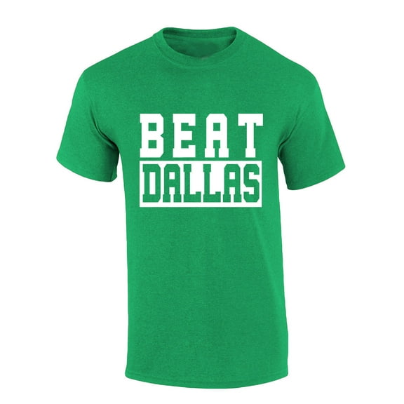 Trenz Shirt Company Beat Dallas Tshirt Boston Inspired Short Sleeve T-shirt-Heather Irish Green-small