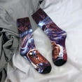 thumbnail image 7 of Lsque The Binding of Isaac Printed Men's Crew Socks, Soft Durable Breathable Moisture-Wicking with Odor Control Cotton socks, 7 of 7
