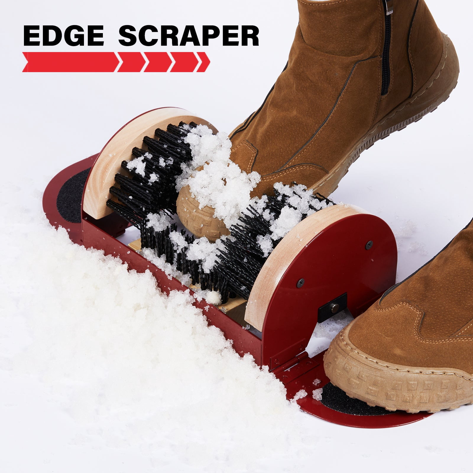 Legacy Boot Scrubber, Upgraded Bristles and Frame Strength - Shoe Scraper & Boot Cleaner Brush