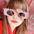 thumbnail image 2 of Rectangular Retro Sunglasses Women Men Polygonal Narrow Fashion Cute Eyewear, 2 of 4