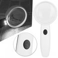 thumbnail image 3 of LED Light ABS Acrylic Magnifying Glass, High-Definition Reading Magnifier, for Hobbies Kids Seniors Reading, 3 of 7