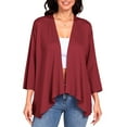 thumbnail image 1 of Gpaecead Cardigan Classique à Manches Longues pour Femmes, Ouvert, Ample, 1 of 7