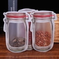 thumbnail image 5 of Bolsa de envasado de bocadillos con autosellado para botellas, bolsa para conservar alimentos, frutos secos, granos, carne de res, bolsa para almacenar bocadillos, 5 of 5